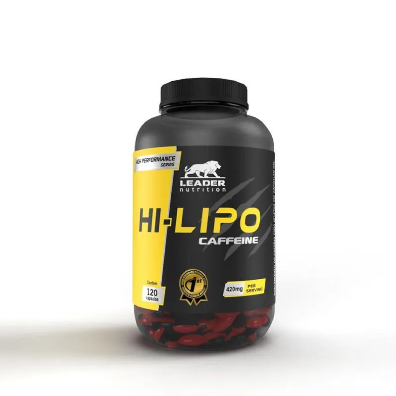 Hi-lipo Caffeine - 120 Cápsulas - Leader Nutrition