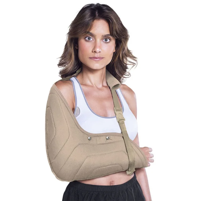 Tipoia Velpeau Imobilizadora Estofada Bilateral - M - (Bege) KSN027-BG-M