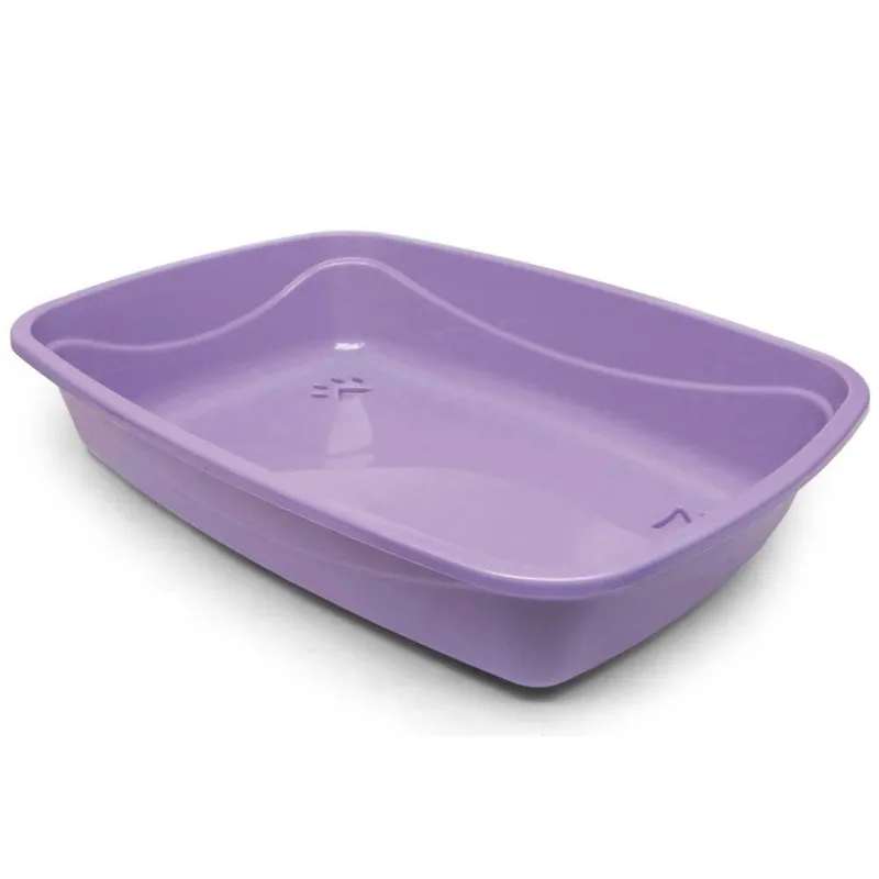 Bandeja Higiênica Pet Injet Luxo Patas Sanicats Lilás - Tam. Único