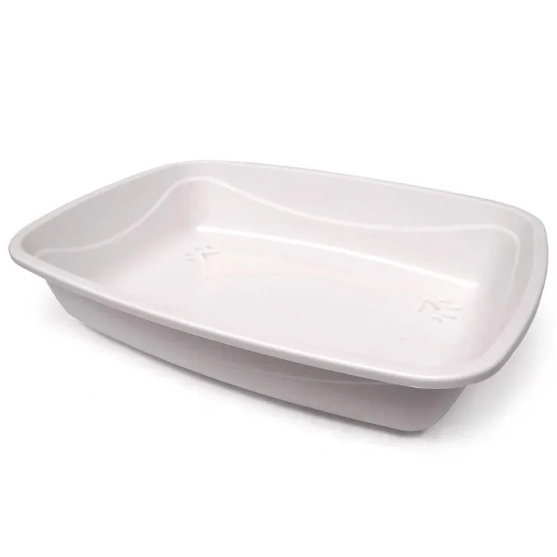 Bandeja Higiênica Pet Injet Luxo Patas Sanicats Branco - Tam. Único