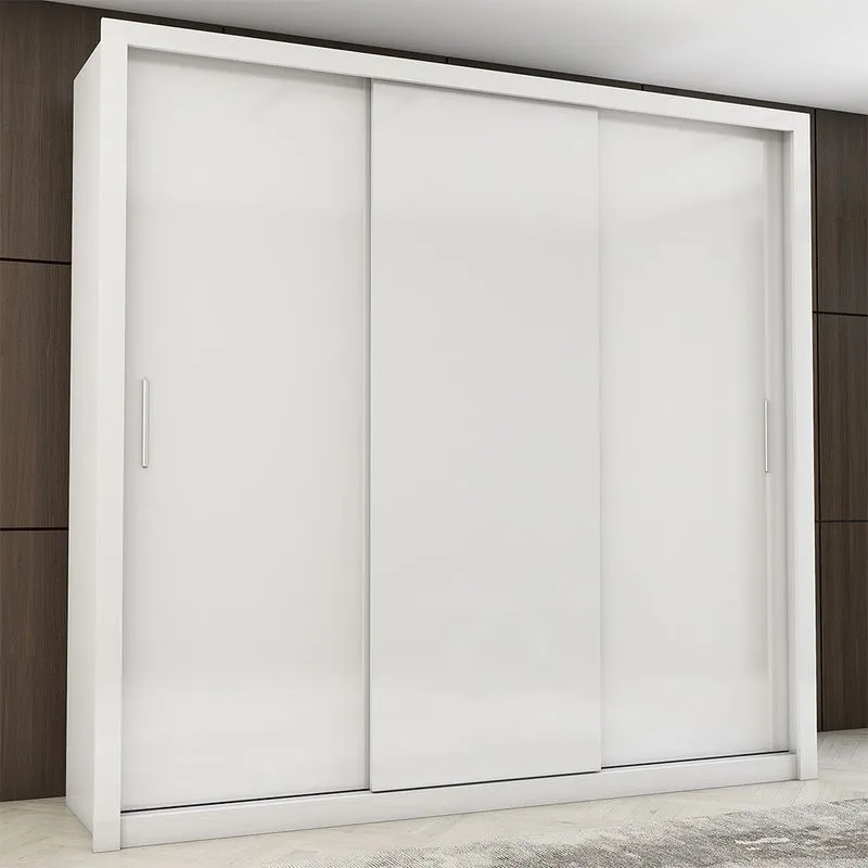 Guarda Roupa Modulado Paris 5 Portas Com Espelho e 2 Gavetas Guarda Roupa Casal Paula