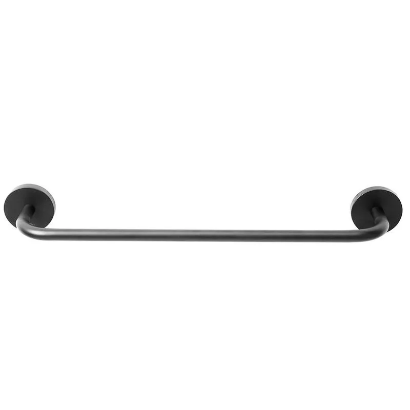 Porta Toalha Modaza Prima Barra 40 Cm, Preto