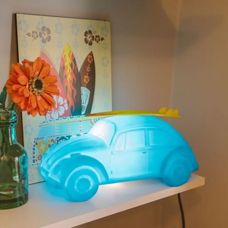 Luminária Fusca Fun Light com Design Diferenciado e Luz Difusa Branco Fusca Fun Light 30,5CM Luminária Fusca Fun Light com Design Diferenciado e Luz Difusa Branco 30,5CM