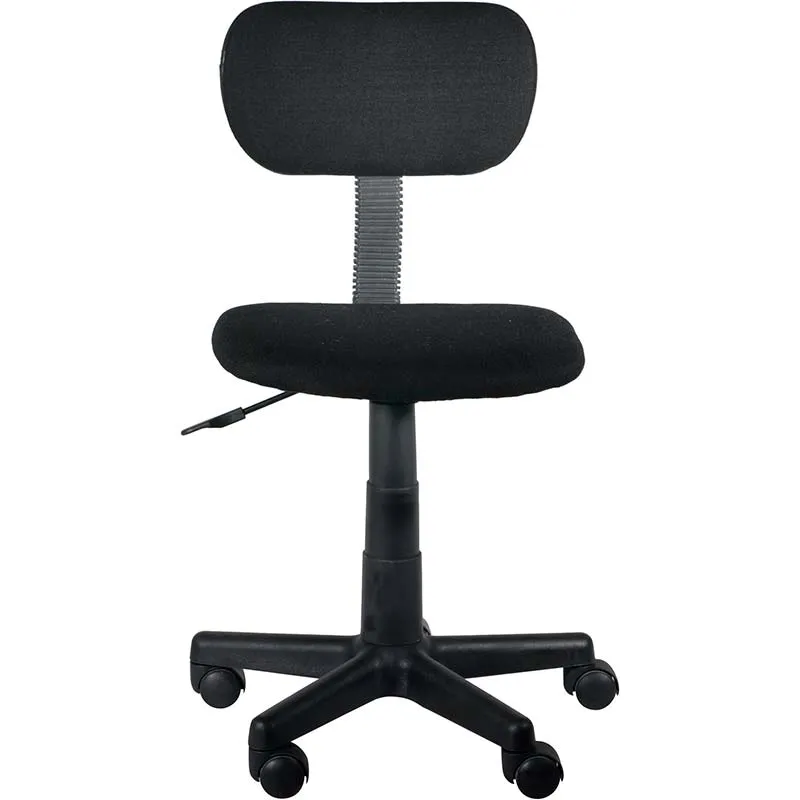 Cadeira de Escritório em Plástico Travel Max Preta MB-LC01G Cadeira de Escritório Secretária MB-LC01G - Travel Max - Preto