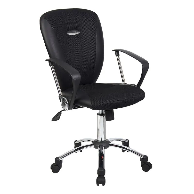 Cadeira para Escritório em Aço Travel Max Preta 821