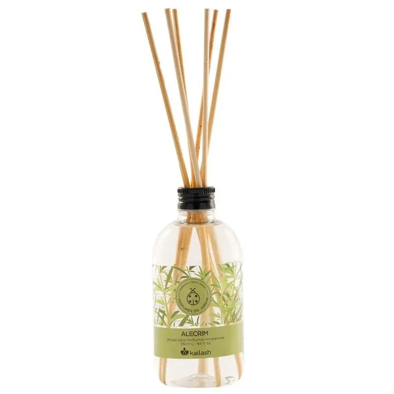 Difusor de Ambiente Alecrim - Refil 250ml Cítrico Aromático