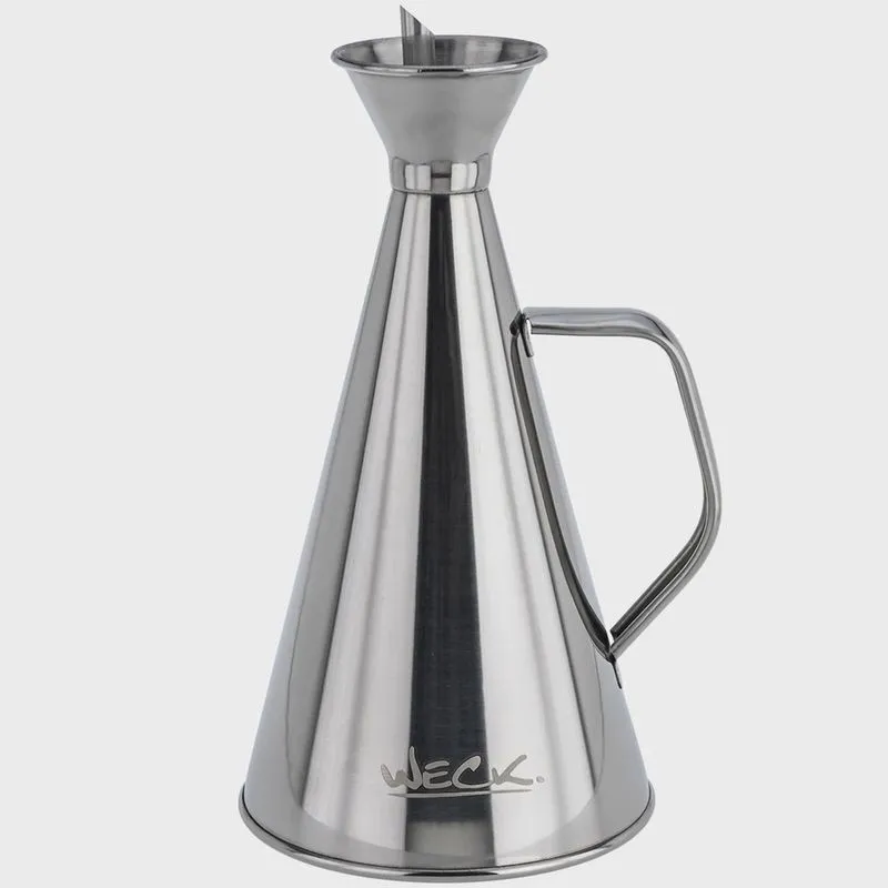 Galheteiro com Bico em Aço Inox de 500ml