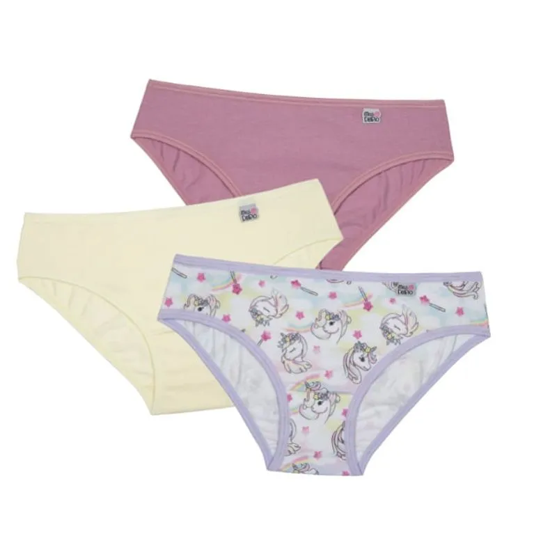 Calcinha DelRio Miss Juvenil 51354 Kit C/3 Pérola Calcinha DelRio Miss Juvenil 51354 Kit C/3 Branco, Make, Perola GG