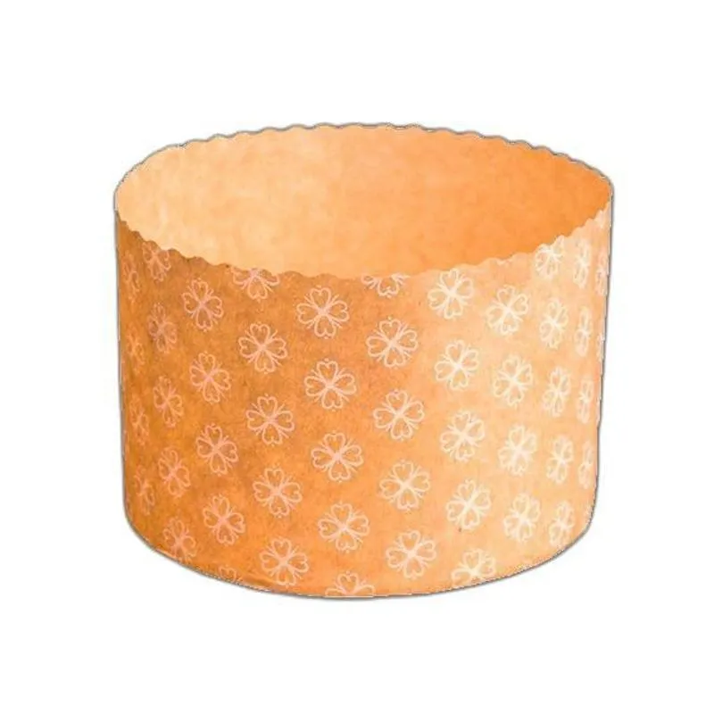 Kit 100 Formas Forneável Para Panetone 250g, Pacote Com 100