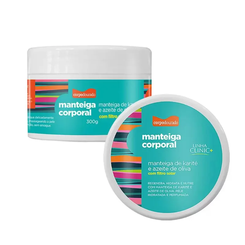 Manteiga Corporal Corpo Dourado 300g