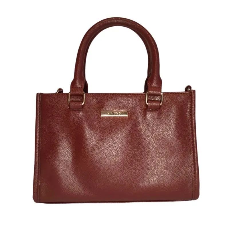 Bolsa Feminina Média de Ombro Via Uno