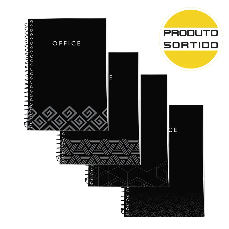 CADERNO ESP. 1/4 C/D 80FLS OFFICE R.3374 ÚNICA