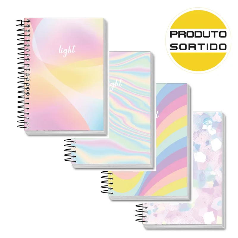 CADERNO ESP. 1/4 C/D 80FLS LIGHT ÚNICA