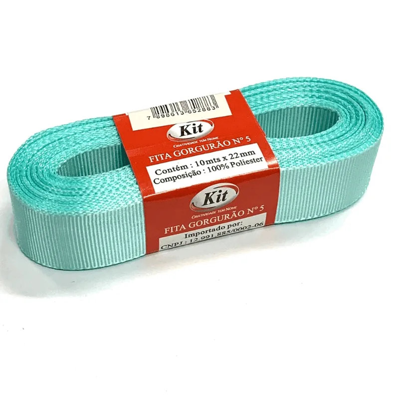 FITA GORGURAO N.02 10MM AZUL CARIBE 324