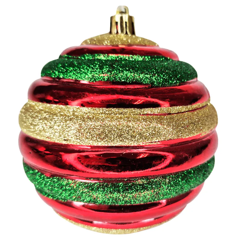 BOLA DEC 10CM LISTRAS CJDB-2213 VM/VD/OU ÚNICA