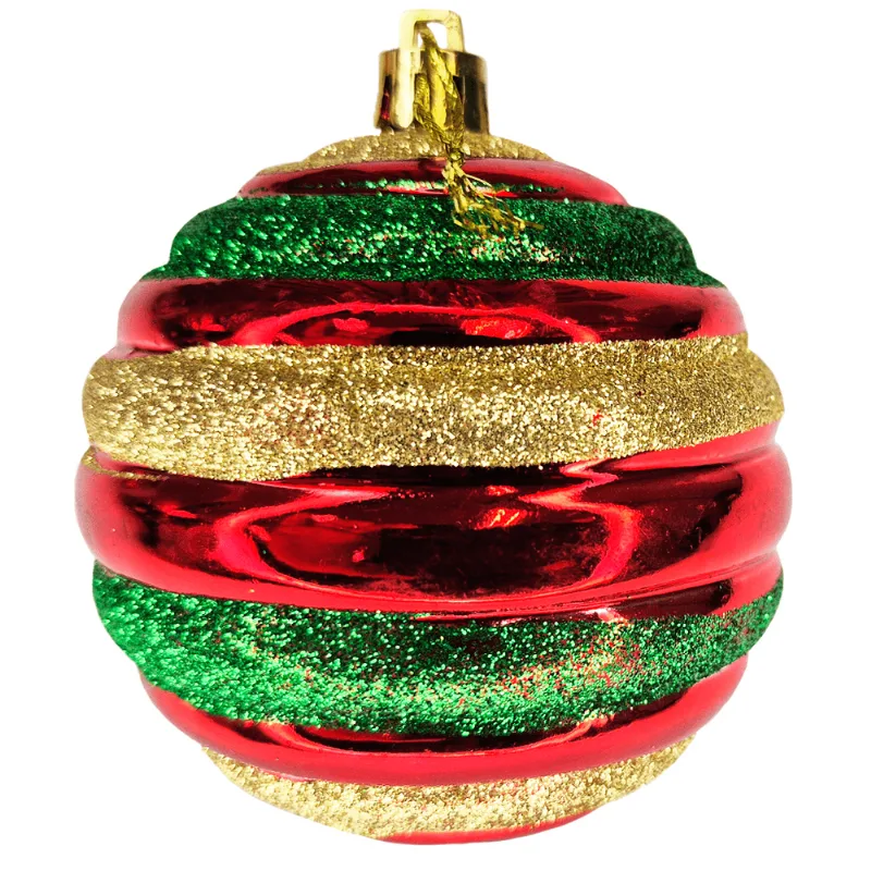 BOLA DEC 8CM LISTRAS CJDB-2213 VM/VD/OU ÚNICA