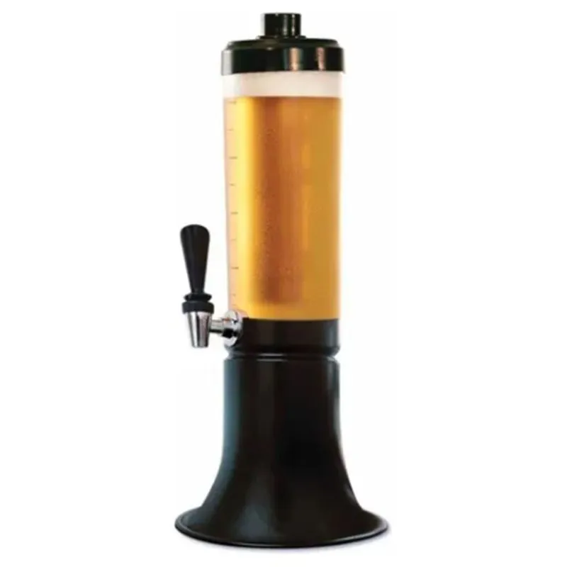 Torre Chopp 2 Litros Com Refil Tubo em Gel Copo Removivel