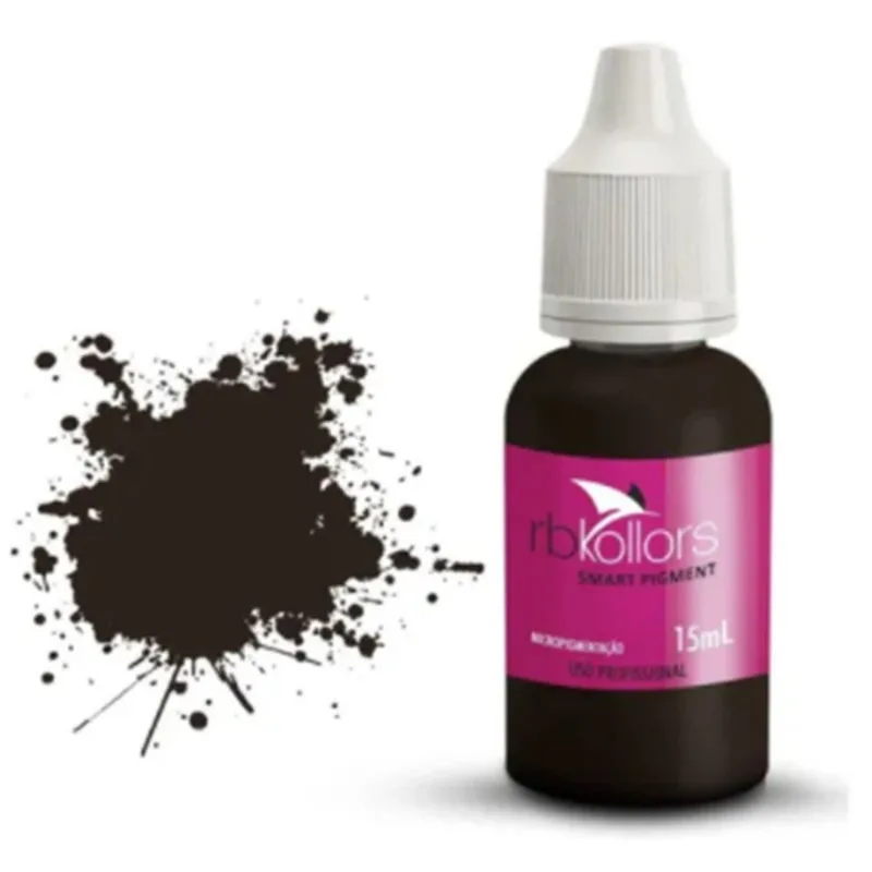 Pigmento Rbkollors Jamblack 15ml Micropigmentação
