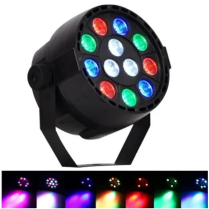 Canhão Refletor 12 Leds Rgb Jogo De Luz Dj Balada