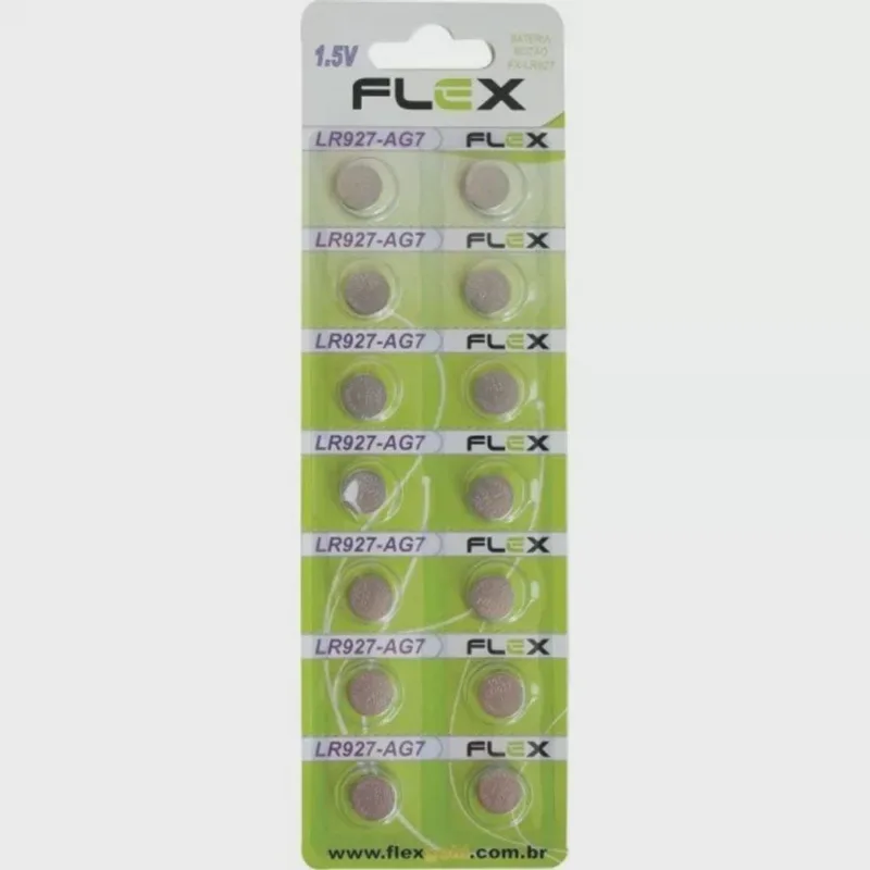 Bateria Botão Cart Com 14pçs Fx-Lr927 Ag7