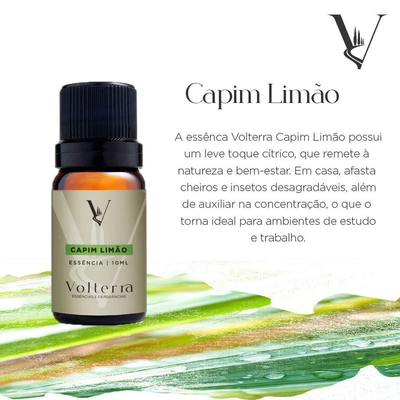 Essencia Volterra Capim Limao 10ml