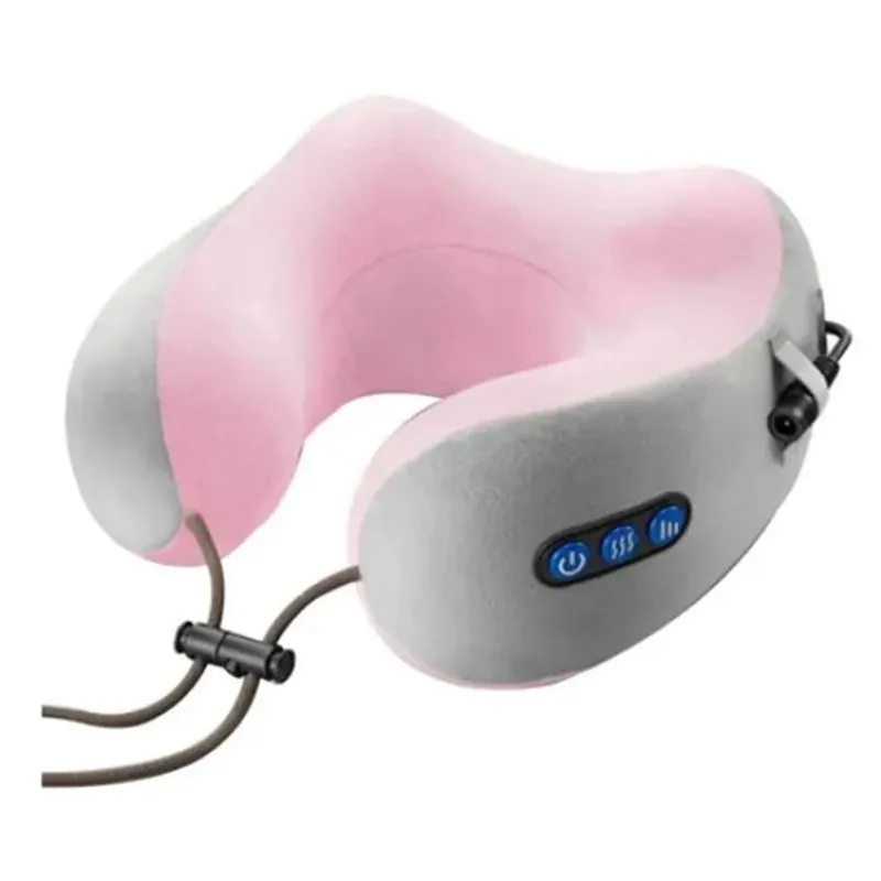 Massageador Elétrico Almofada De Pescoço Pequeno E Portatil