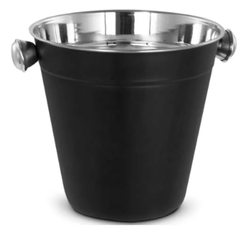 Balde de Gelo em Aço Inox Onix 22 cm 4,20L Baldi moderno