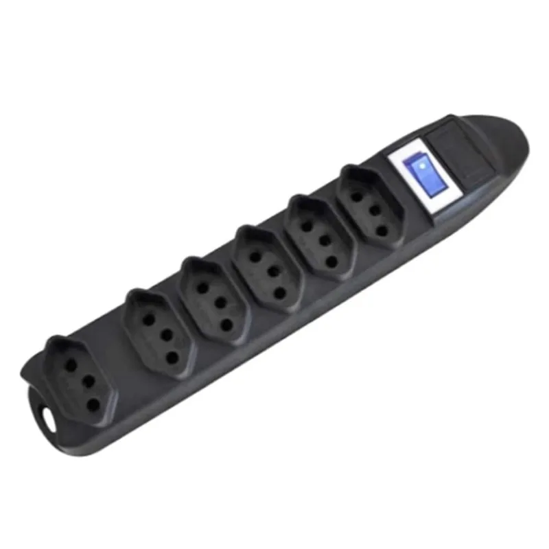 Filtro De Linha Fortrek 6 Tomadas Pst-101 Bivolt Preto