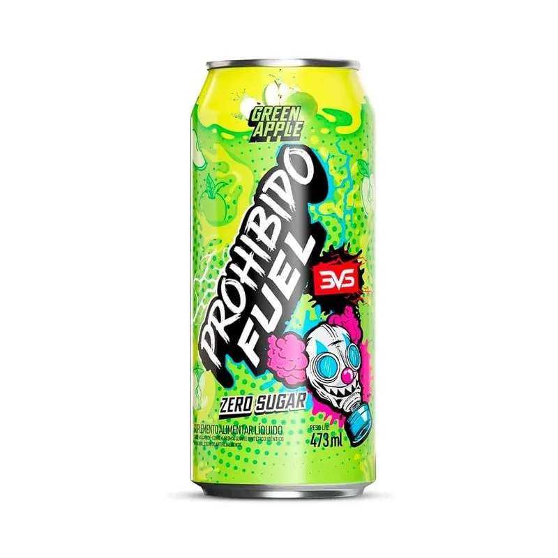 Suplemento Pré Treino Prohibido Fuel Maçã Verde 473ml