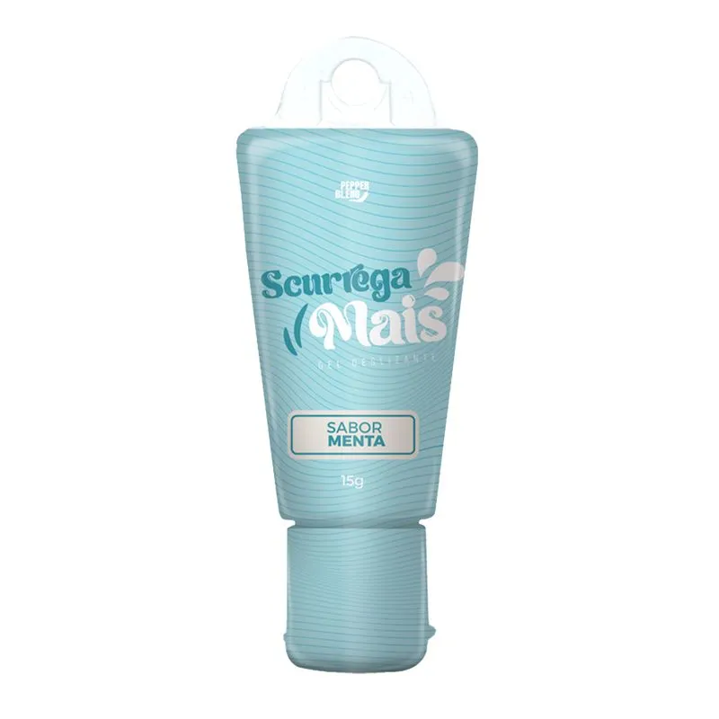 Gel Comestível Scurrega Mais 15g Pepper Blend Gel Comestível Scurrega Mais Menta 15g Pepper Blend