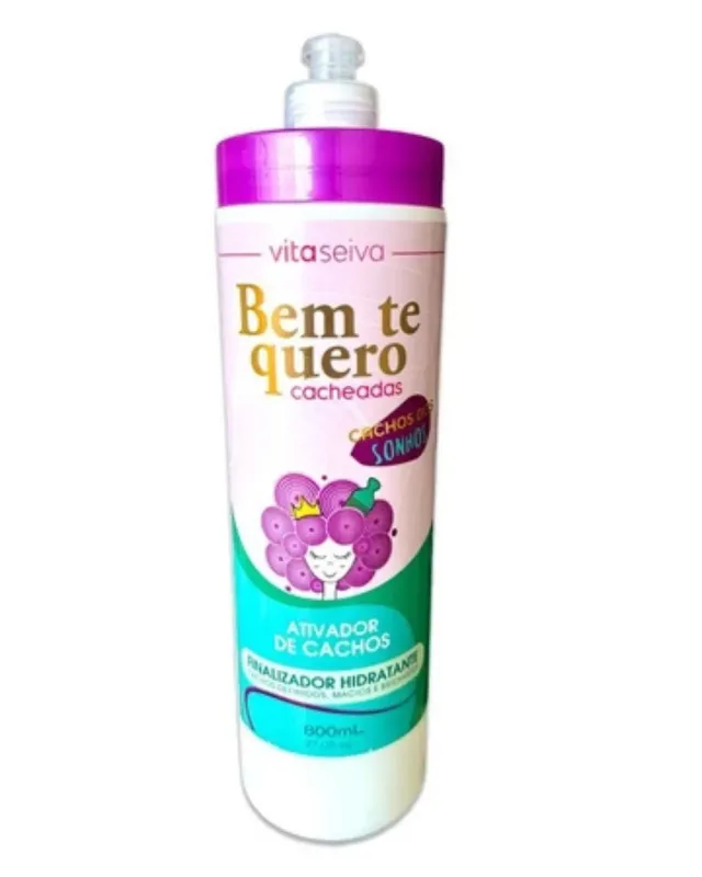 Ativador de Cachos Bem Te Quero Cacheadas 800ml Vita Seiva