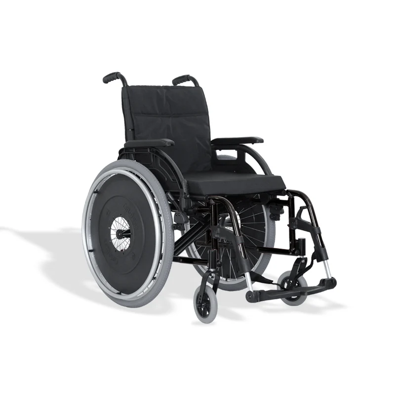 Cadeira de Rodas K3 Alumínio Pés Removíveis Ortobras 40cm / Branco