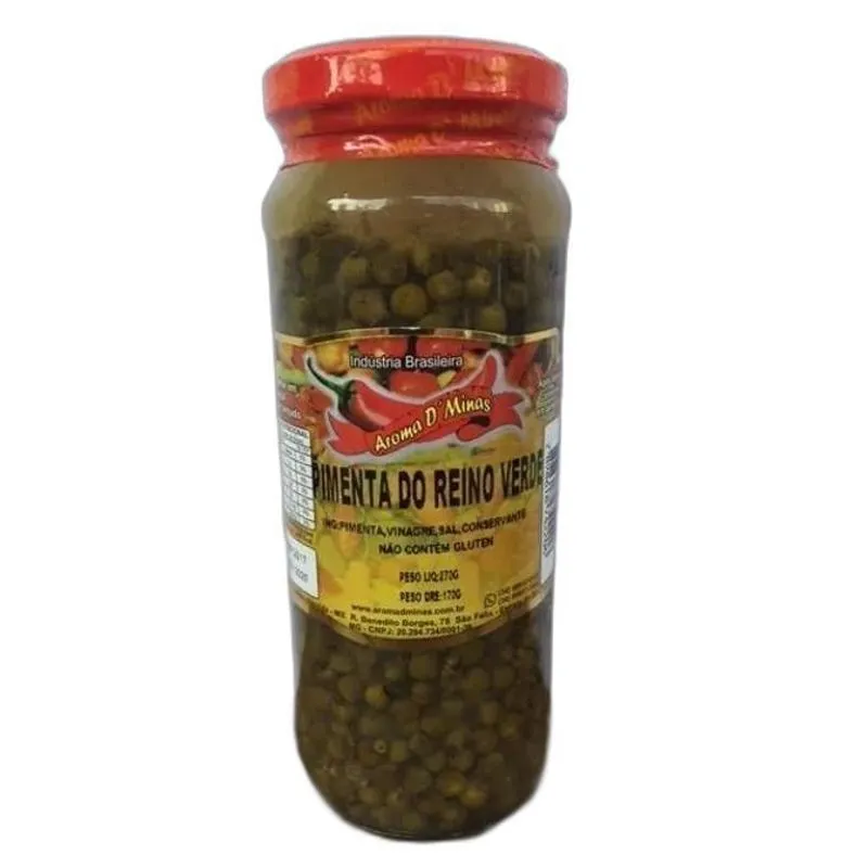Pimenta Do Reino Verde Em Conserva 270g -