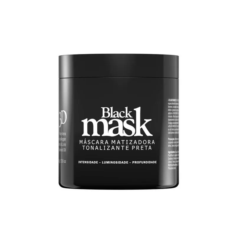 Mascara Matizador Preta (black Mask 3d Lusty Professional)