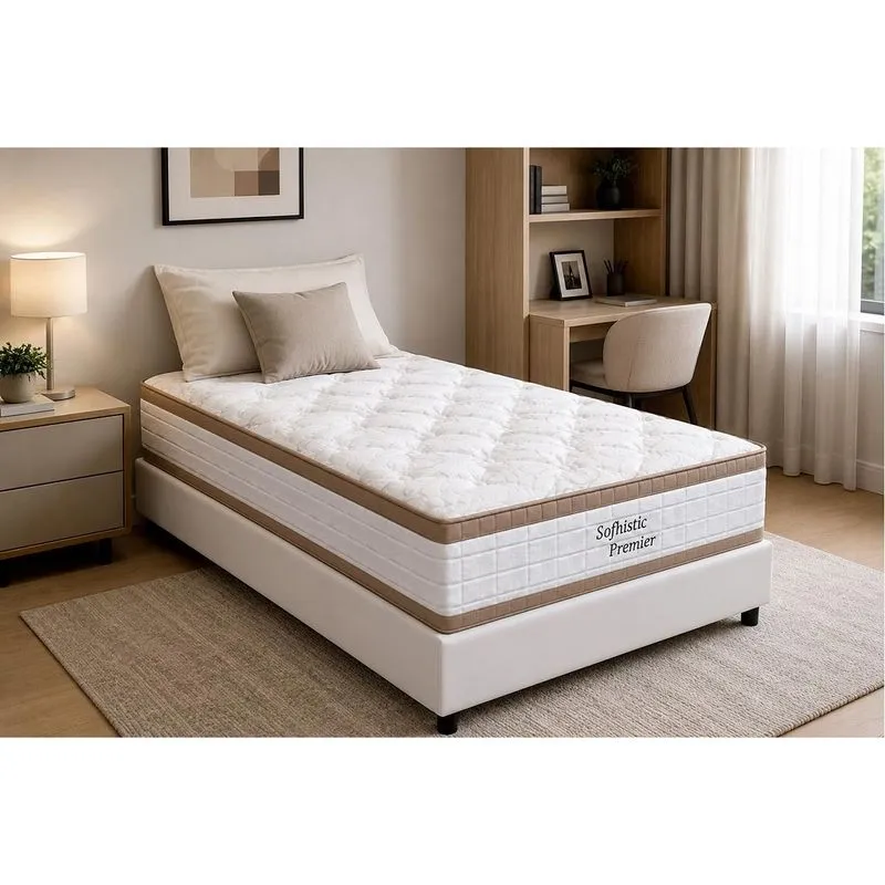 Cama Box CRC Solt +Colchão D33 Ortopédico Sofhistic Orthoflex -