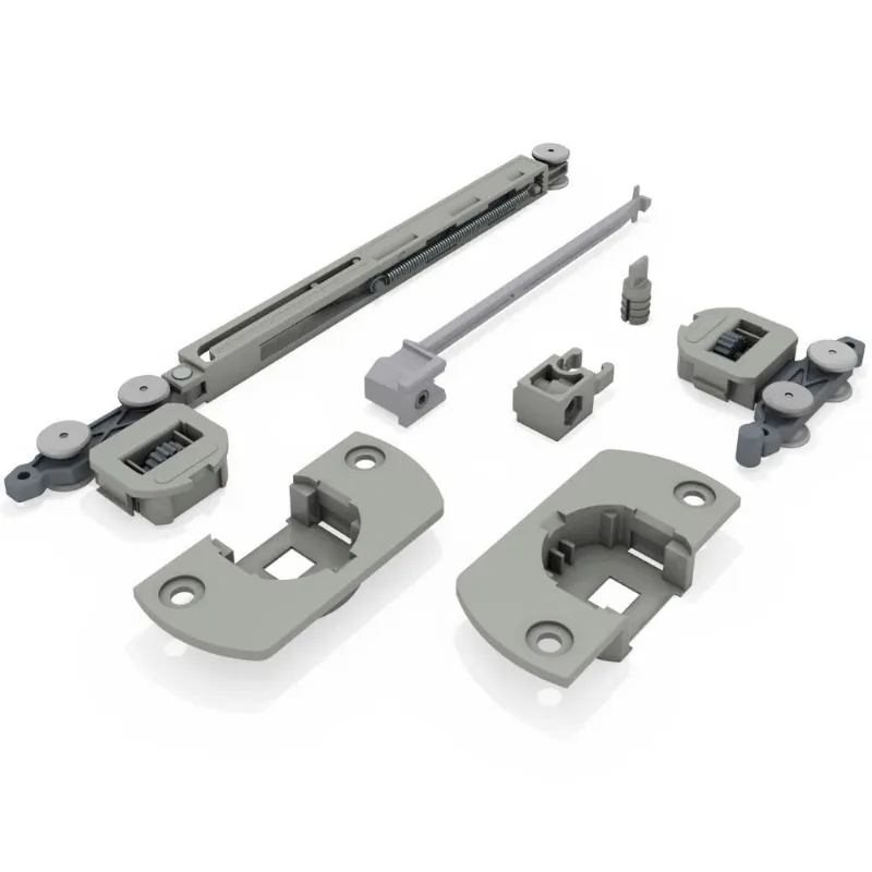 Kit Multi 2 Standard Embutido com Amortecedor 2 portas 12 a 20 kg 6822 Rometal