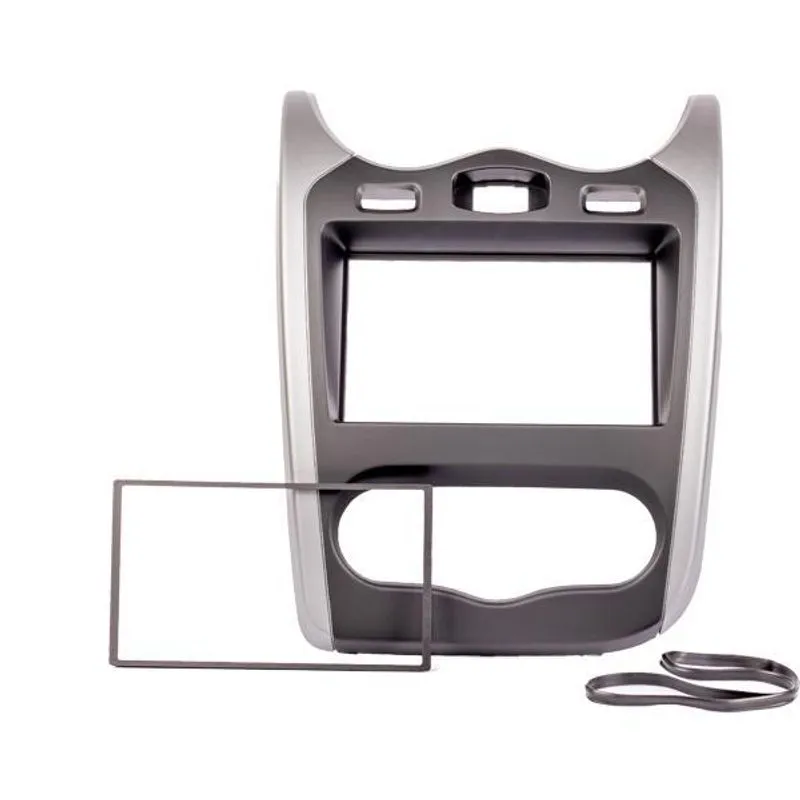 Moldura Expex 2 Din Sandero 12 A 14 Bk Piano C/prata Epx 223