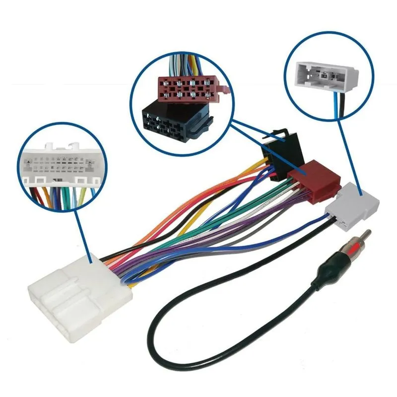 Kit Chicote e Adaptador de Antena para Carro Linha Nissan Expex