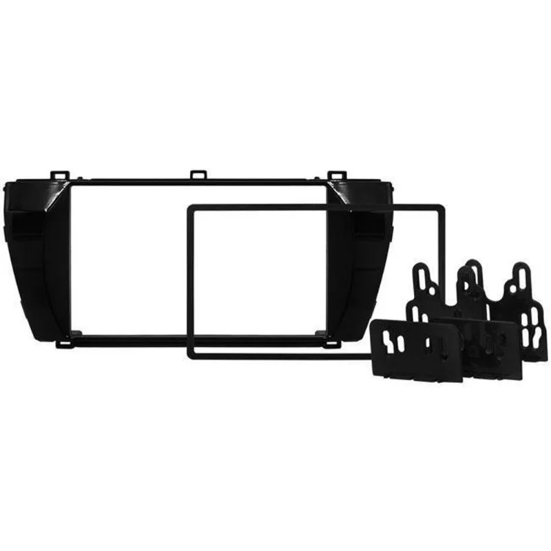 Moldura 2 Din Painel Black Piano Corolla 2015 A 2017 To-566