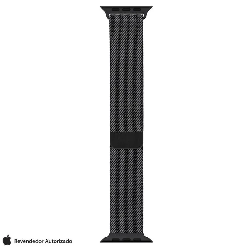 Pulseira Para Apple Watch 40 Mm Estilo Milanês Preto Espacial - Mtu12am/a