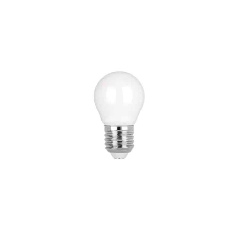 Lâmpada Filamento LED Embuled Leitosa Bolinha G45 4W Âmbar