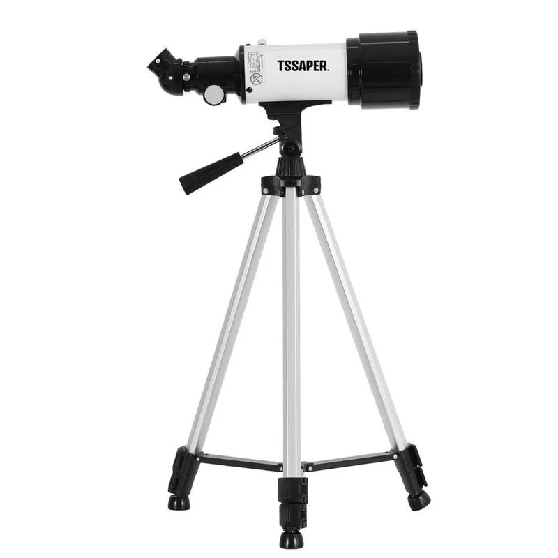 Telescópio astronômico Refrator luneta Distância focal 400mm E Objetiva 70mm com case Tssaper TLES47