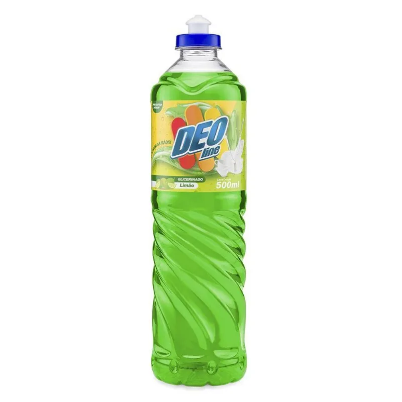 Kit 10 Detergente Lava Louças Glicerinado Remoção Gorduras