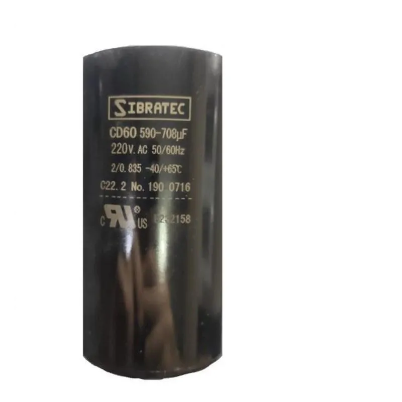 Capacitor Eletrolitico De Partida 220v 590 - 708uf Sibratec