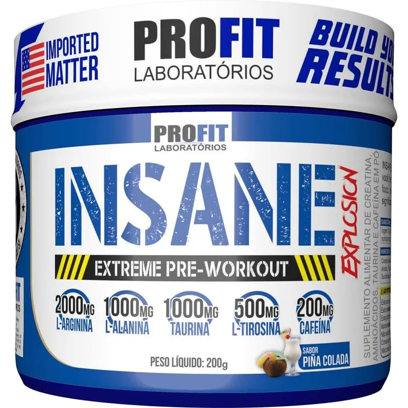 Insane Explosion Extreme Pre-Workout - 200g Piña Colada - ProFit