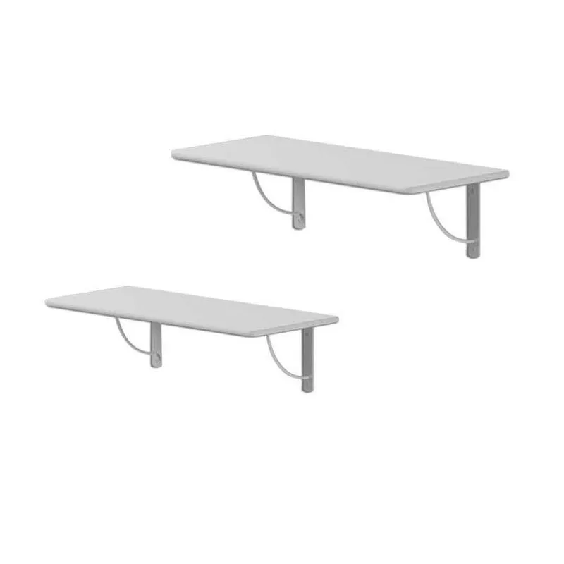 Kit Prateleira Para Parede 60cm MDF Fixação Parafuso Branco Matic