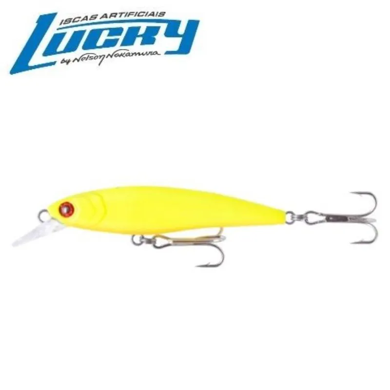 Isca Artificial Lucky by Nelson Nakamura Ipon - 108 Opaca Verde Limão 4