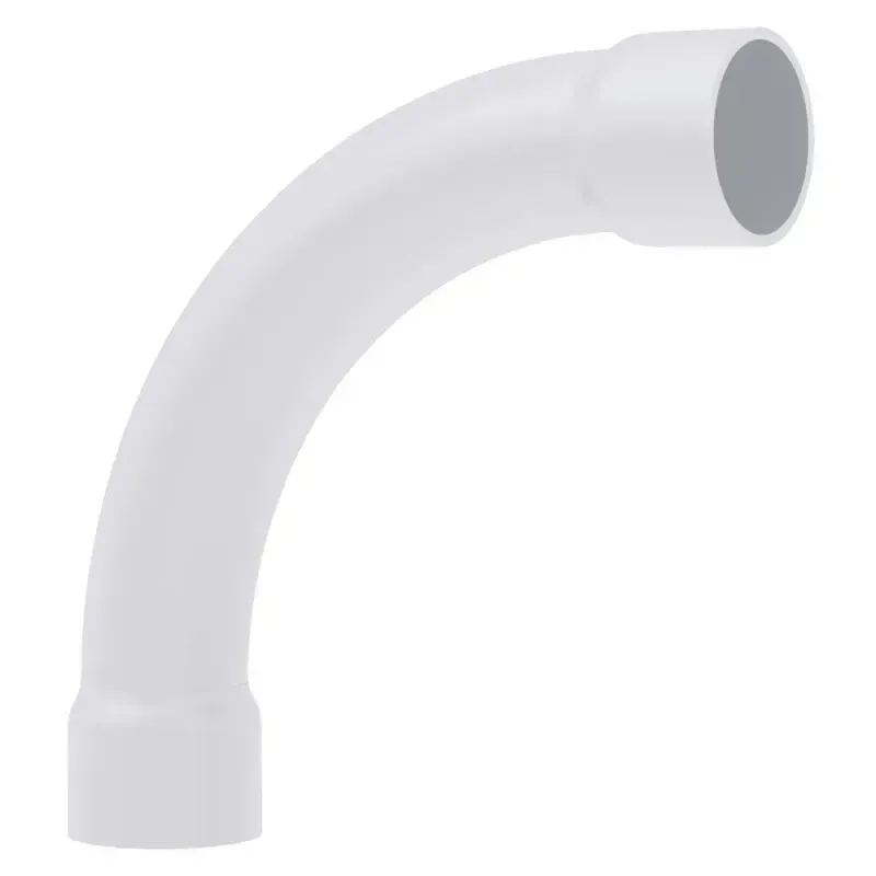 Curva 90° com Bolsa 1" PVC Branca Inpol