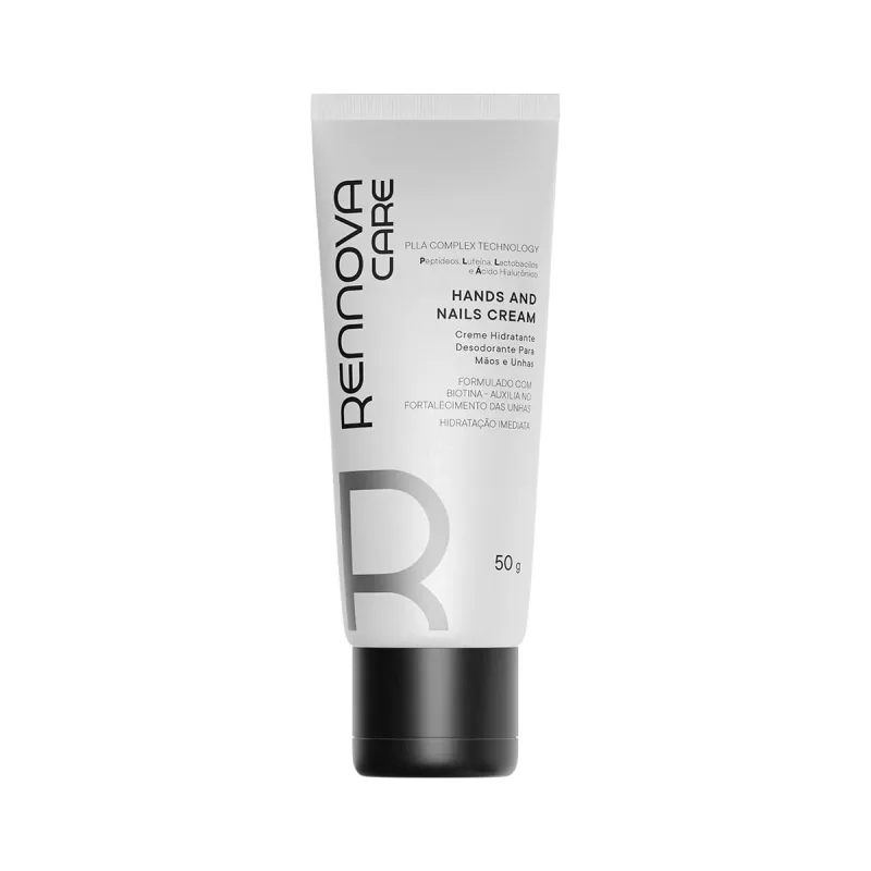 Creme para Mãos e Unhas com Biotina e PLLA 50g Rennova Care