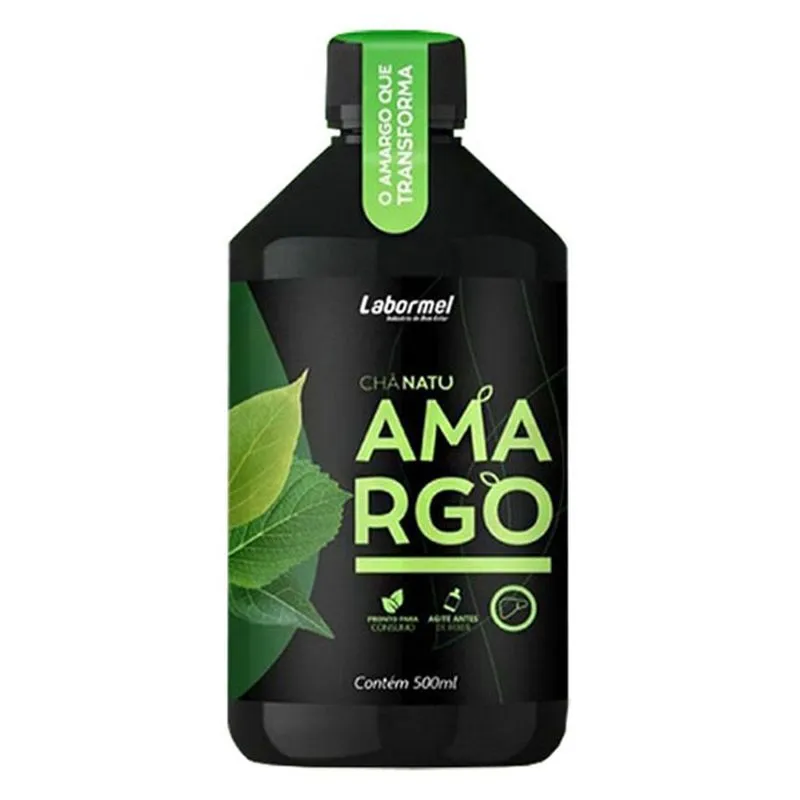 Chá Natural Amargo Natu Preto Labornatus 500ml